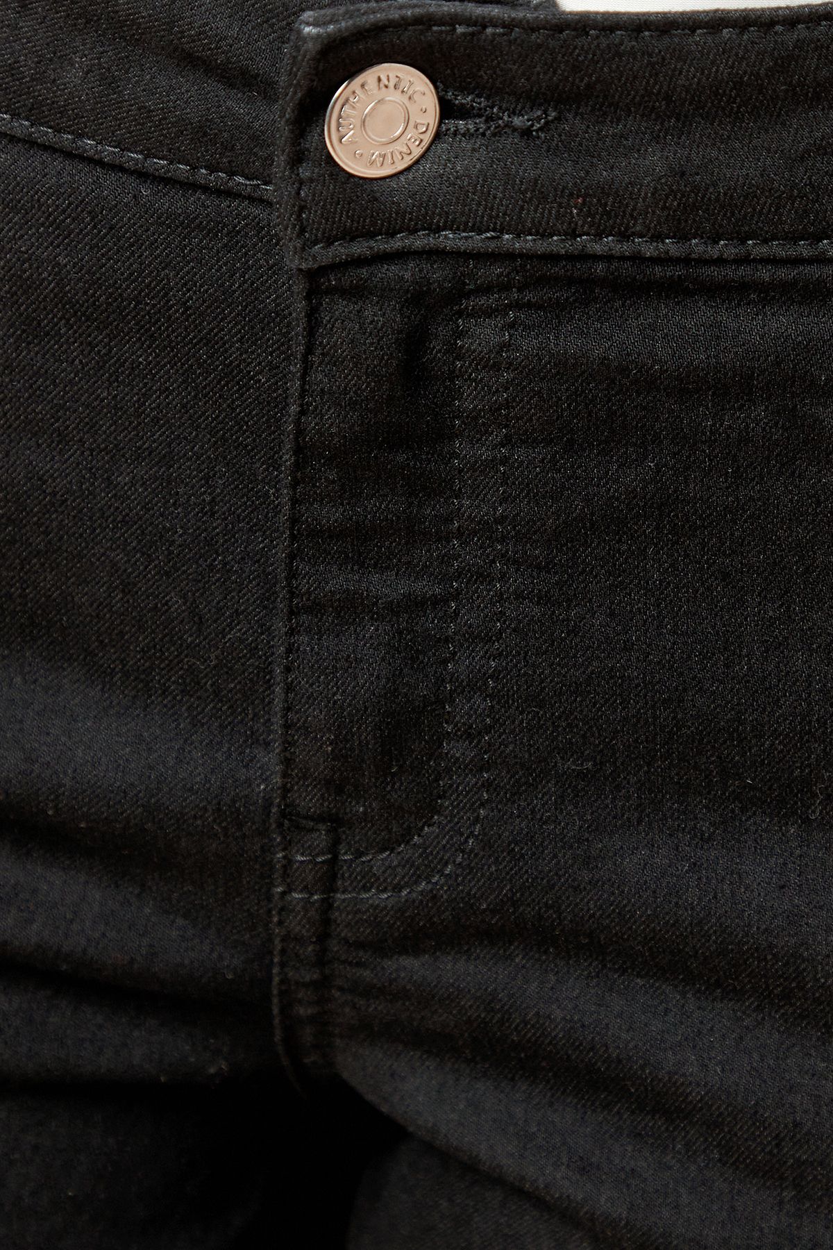 Dorothy Perkins Petite Comfort Stretch Bootcut Jeans Black image 5