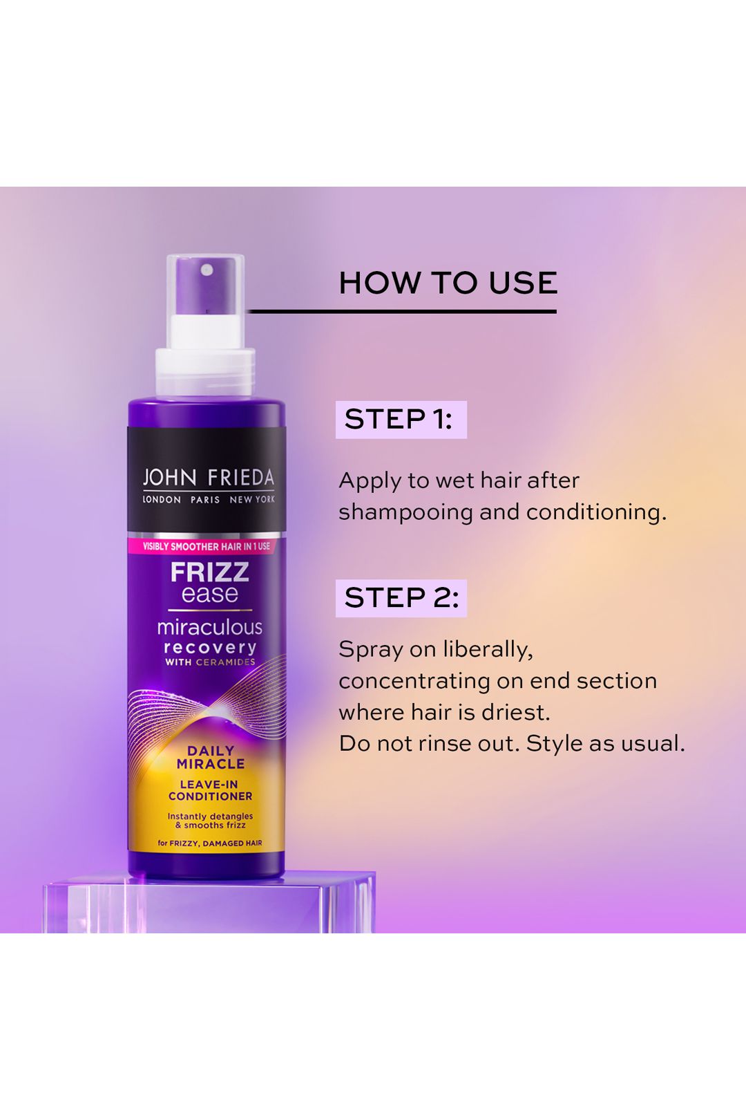 John Frieda Frizz Ease Daily Miracle Treatment 200ml Multi image 5