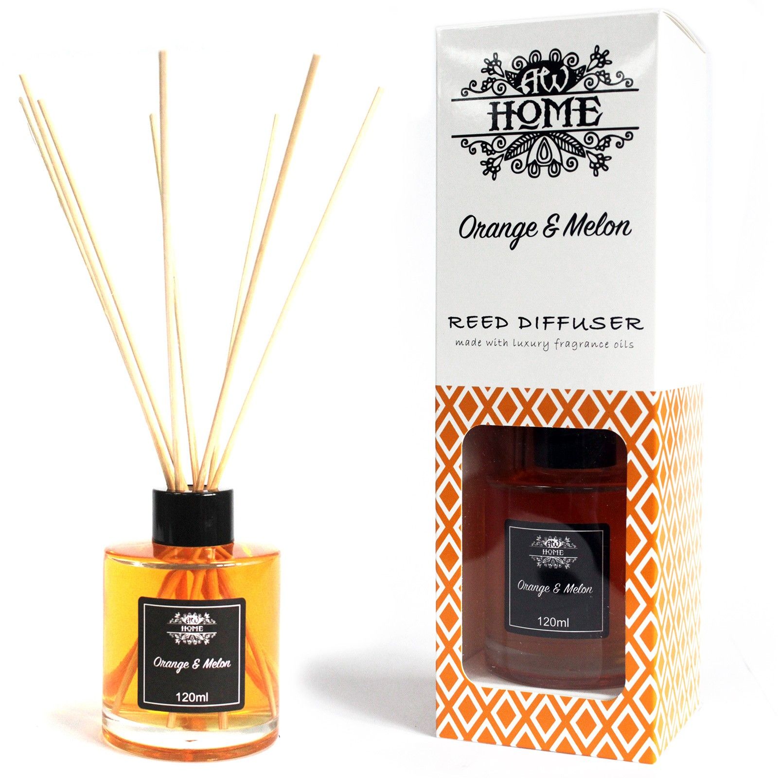 KDMD 120ml Reed Diffuser - Orange & Melon image 1