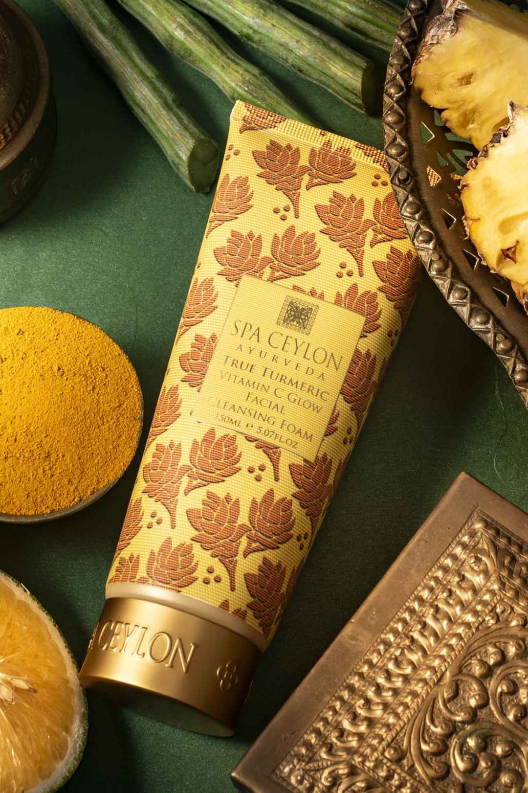 Spa Ceylon True Turmeric - Vitamin C Glow - Facial Cleansing Foam-150ml image 2