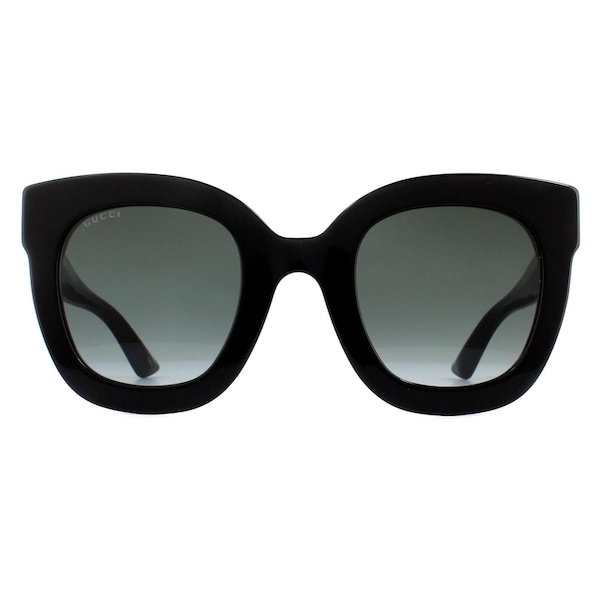 Gucci Square Black Grey Gradient Sunglasses