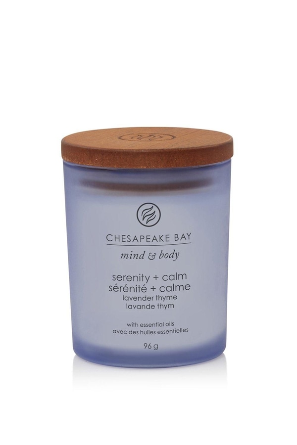 Chesapeake Bay Serenity + Calm Small Candle Purple