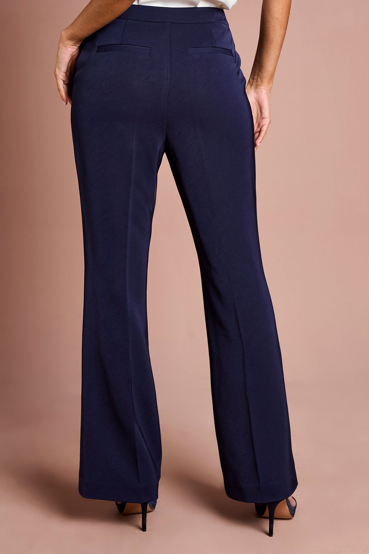 Coast Tailored Crepe Trouser Navy image 1