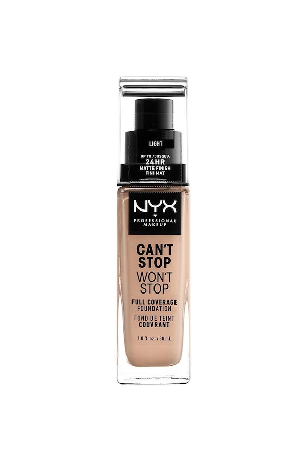 NYX Professional Makeup Can't Stop Won't Stop Full Coverage Foundation Light
