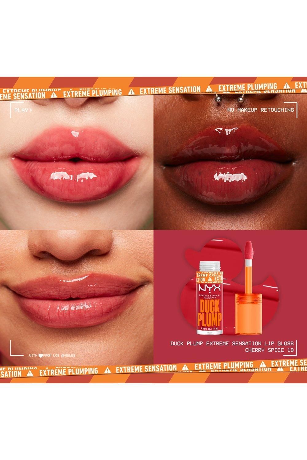 NYX Professional Makeup Duck Plump Lip Plumping Gloss Cherry Spice image 5