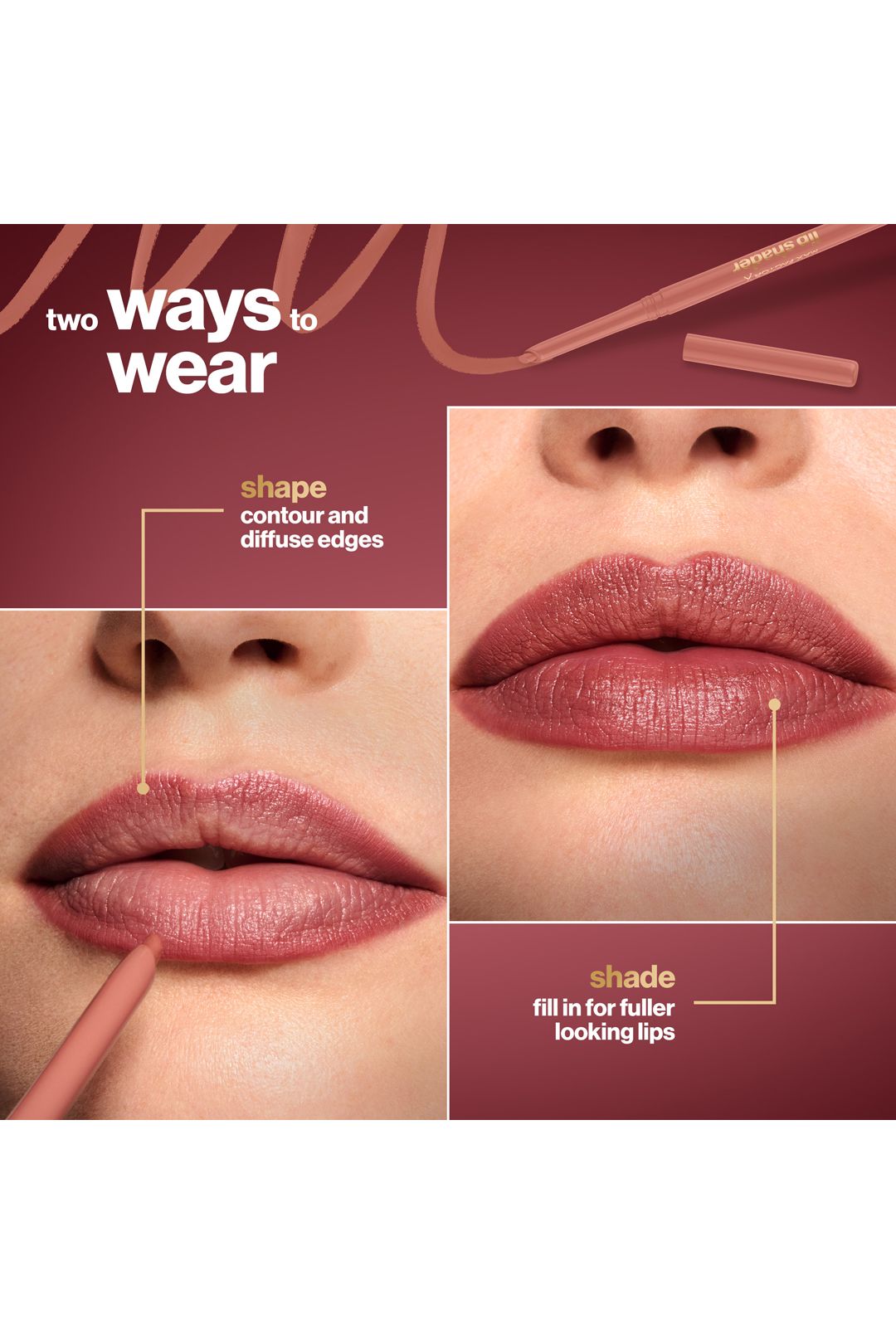 Max Factor 2000 Calorie Lip Shader 0.35g Nude Lines image 3