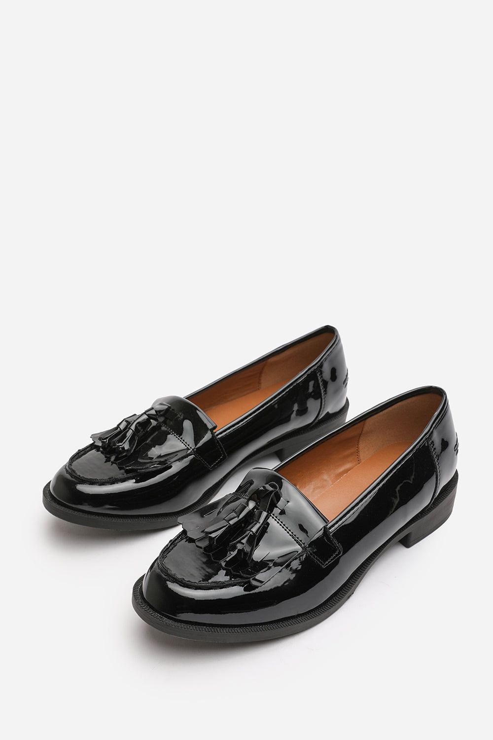 Where's That From 'Kassidy' Extra Wide Fit School Shoes Tassel Slip On Penny Loafers image 4
