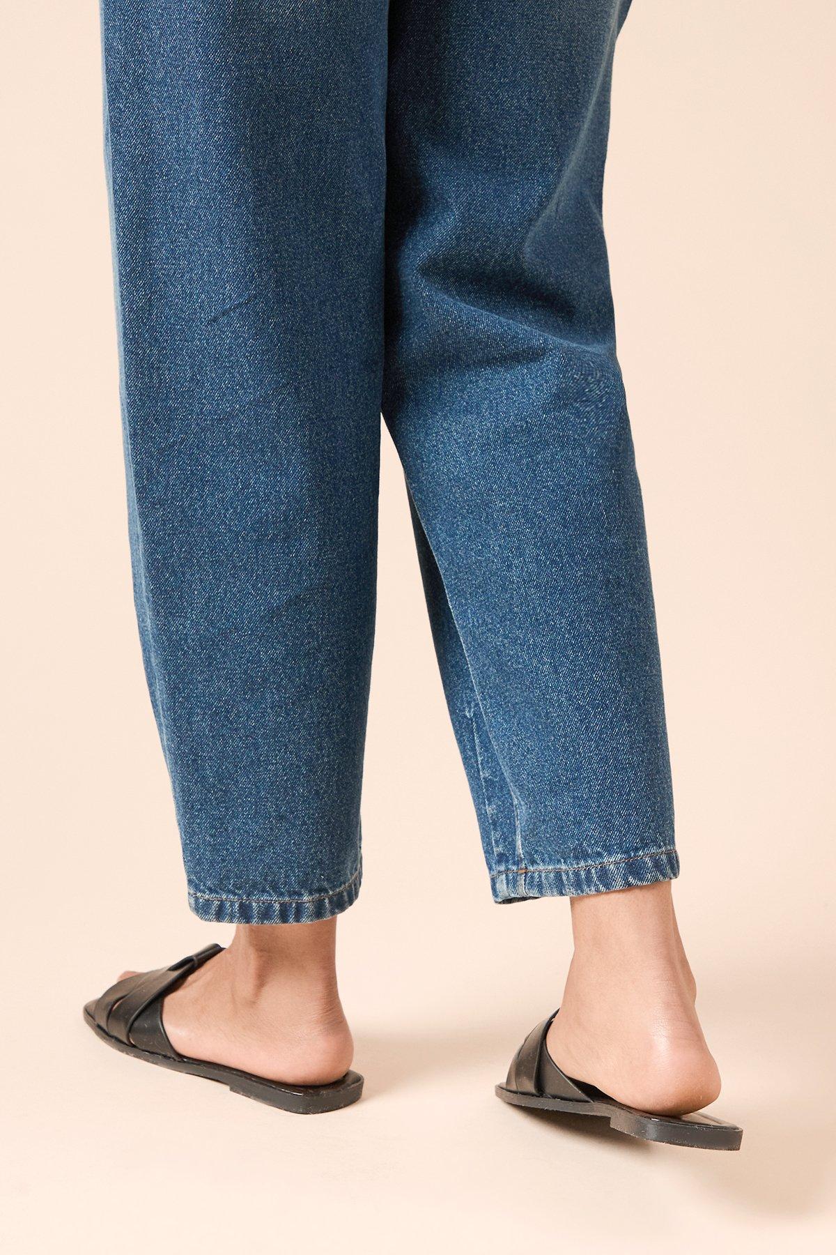 Dorothy Perkins Felicity Faux Leather Sliders Black image 4