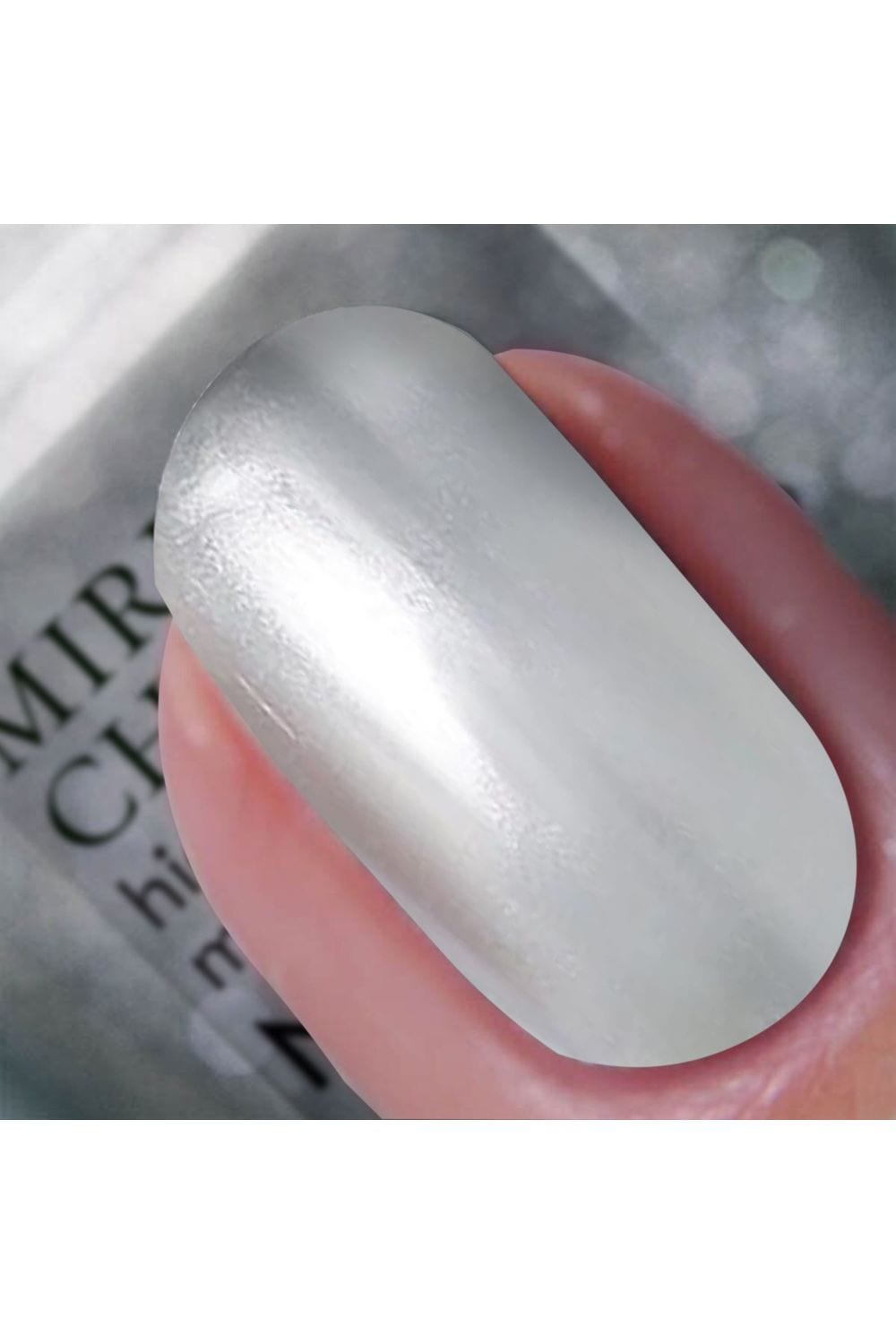 Nails Inc Chrome Nail Varnish Silver image 3