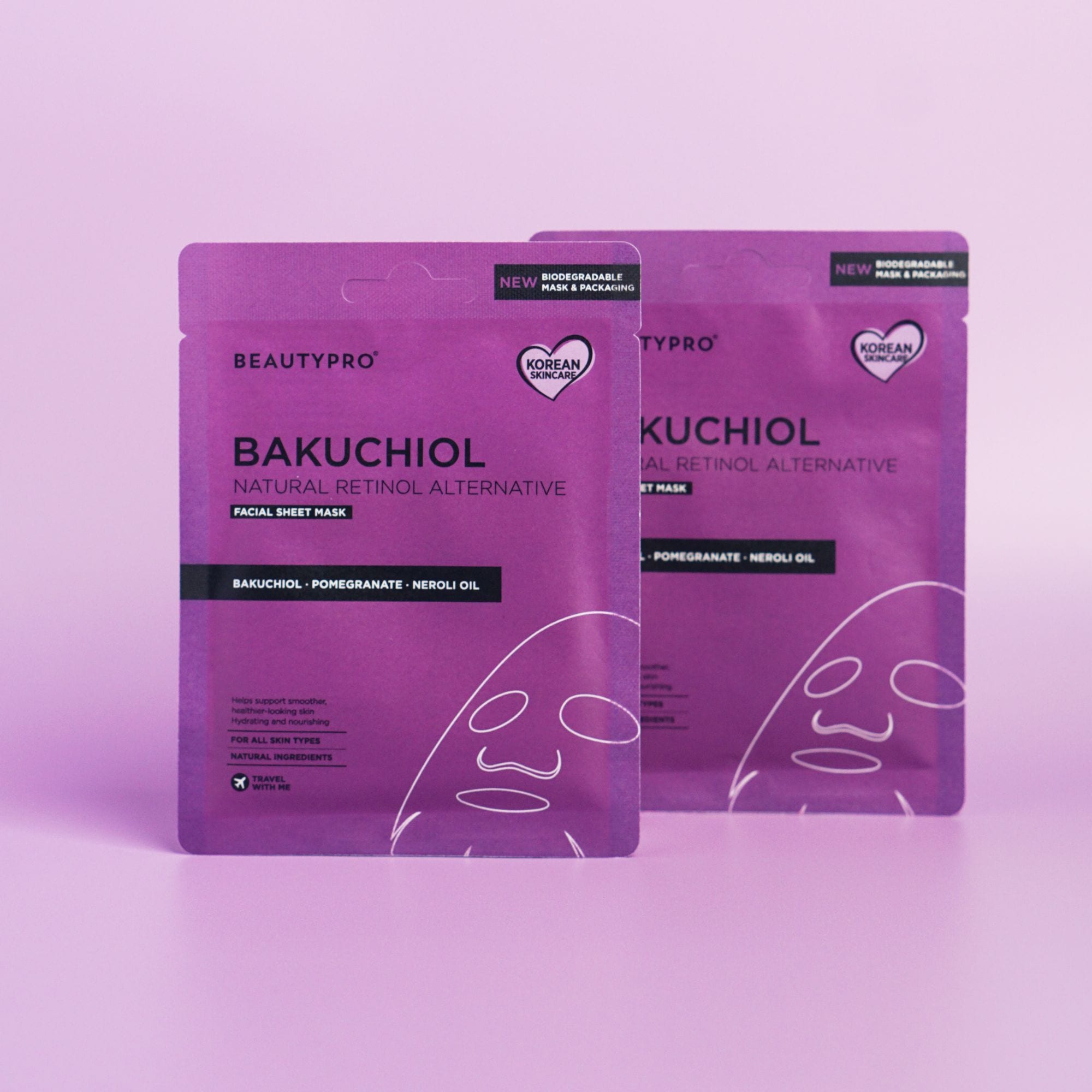 BEAUTYPRO BAKUCHIOL Sheet Mask - Pack of 4 image 11