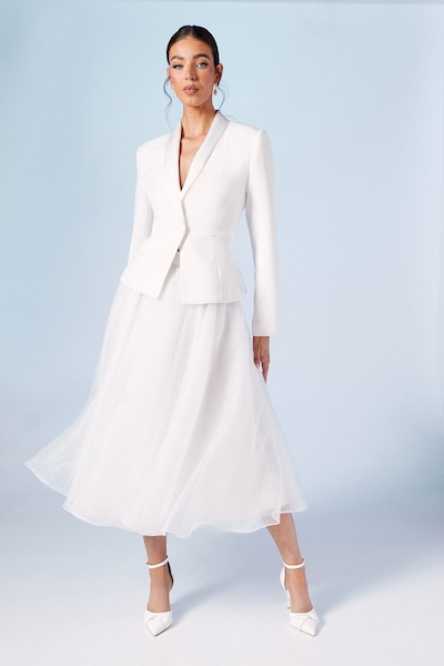 Coast Organza Bridal Skirt Ivory