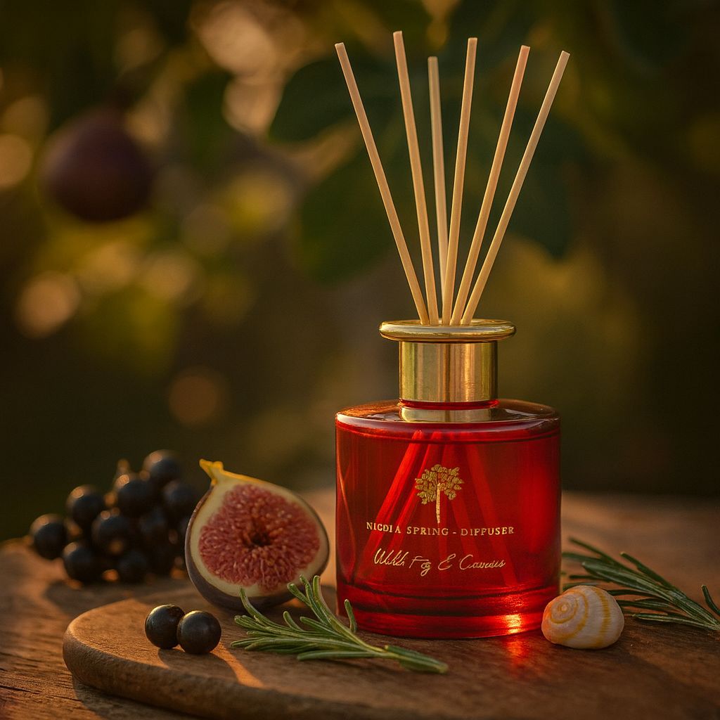 Nicola Spring Wild Fig & Cassis Candle & Diffuser Gift Set - 130g Jar + 200ml Diff image 3