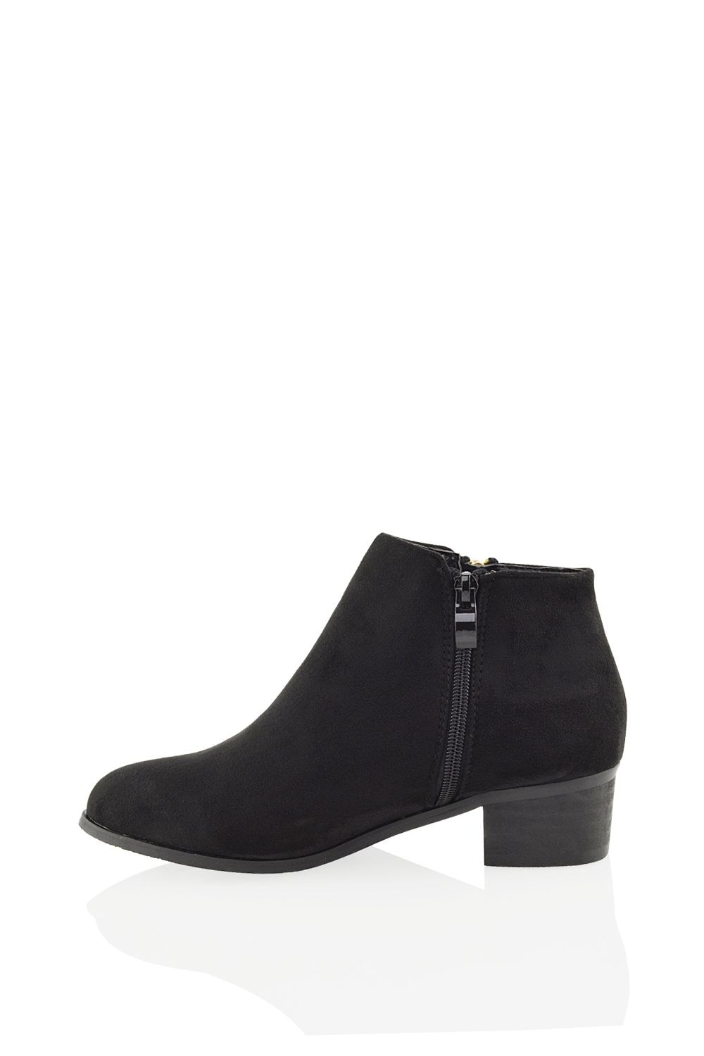 XY London 'Alberto' Low Heel Zip Up Ankle Boots image 2