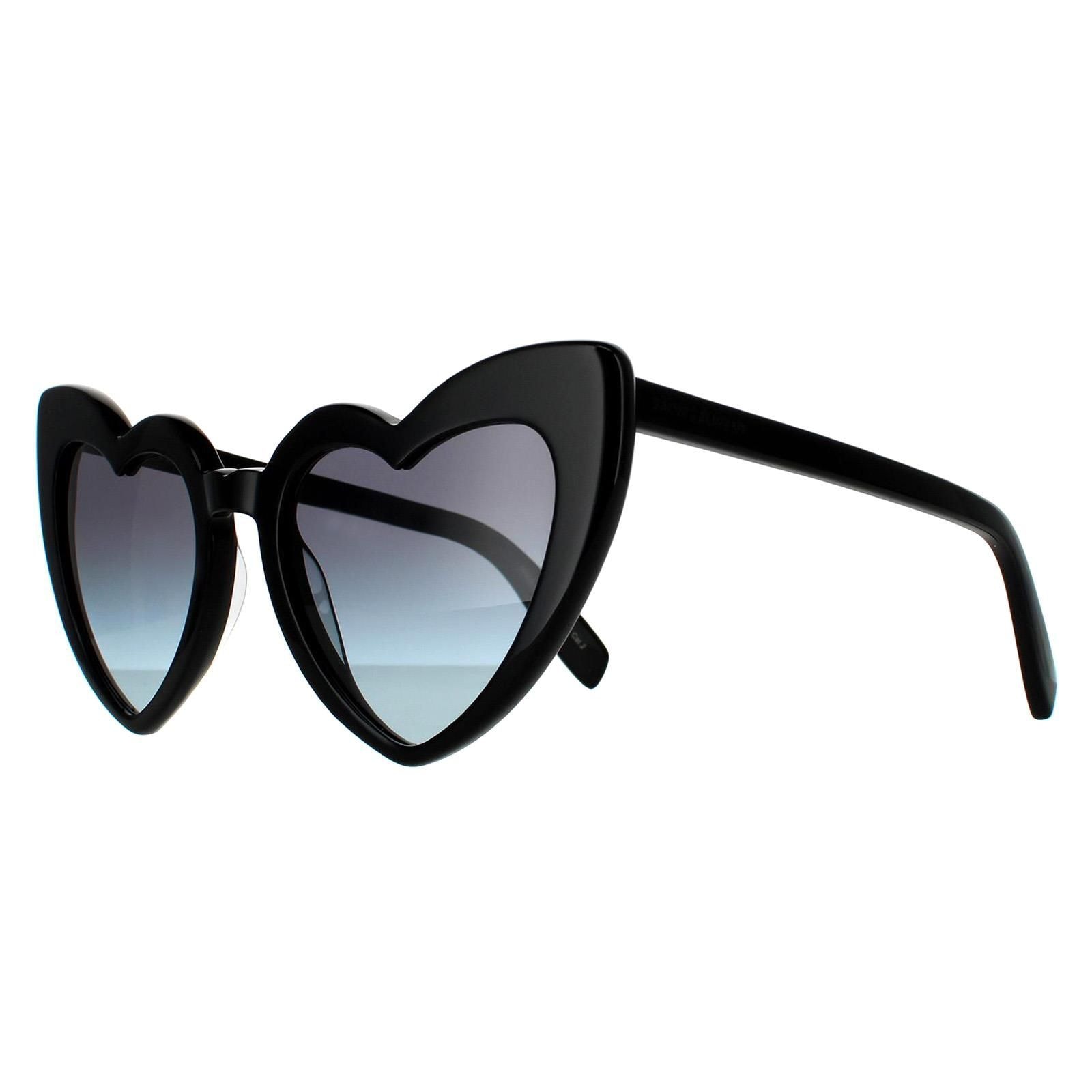 Saint Laurent Cat Eye Black Blue Gradient Sunglasses image 2