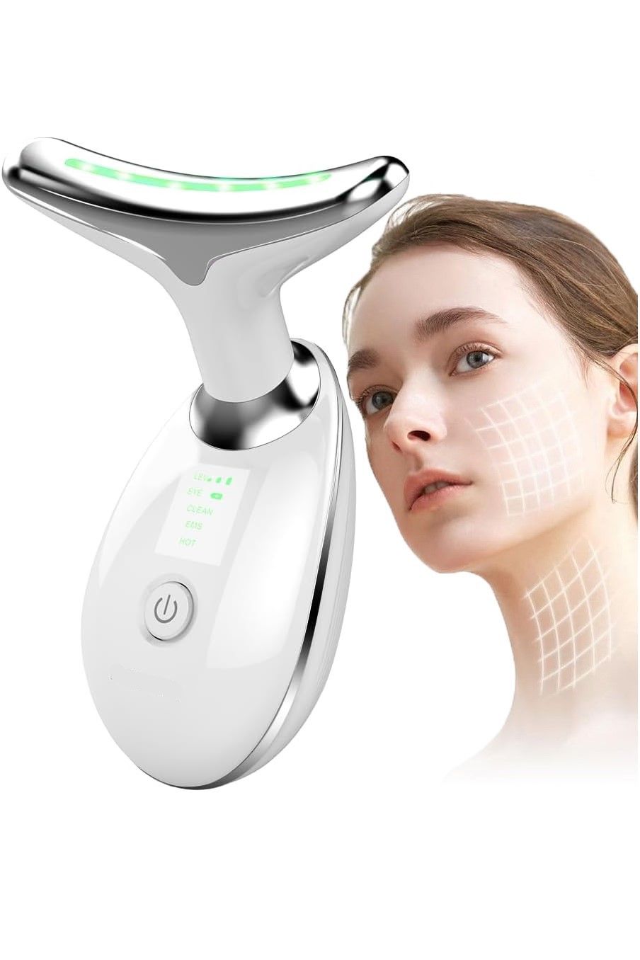 StarGate ClearSkin Wand Pro Neck + Face Massager for Smoother Tighter Skin image 1