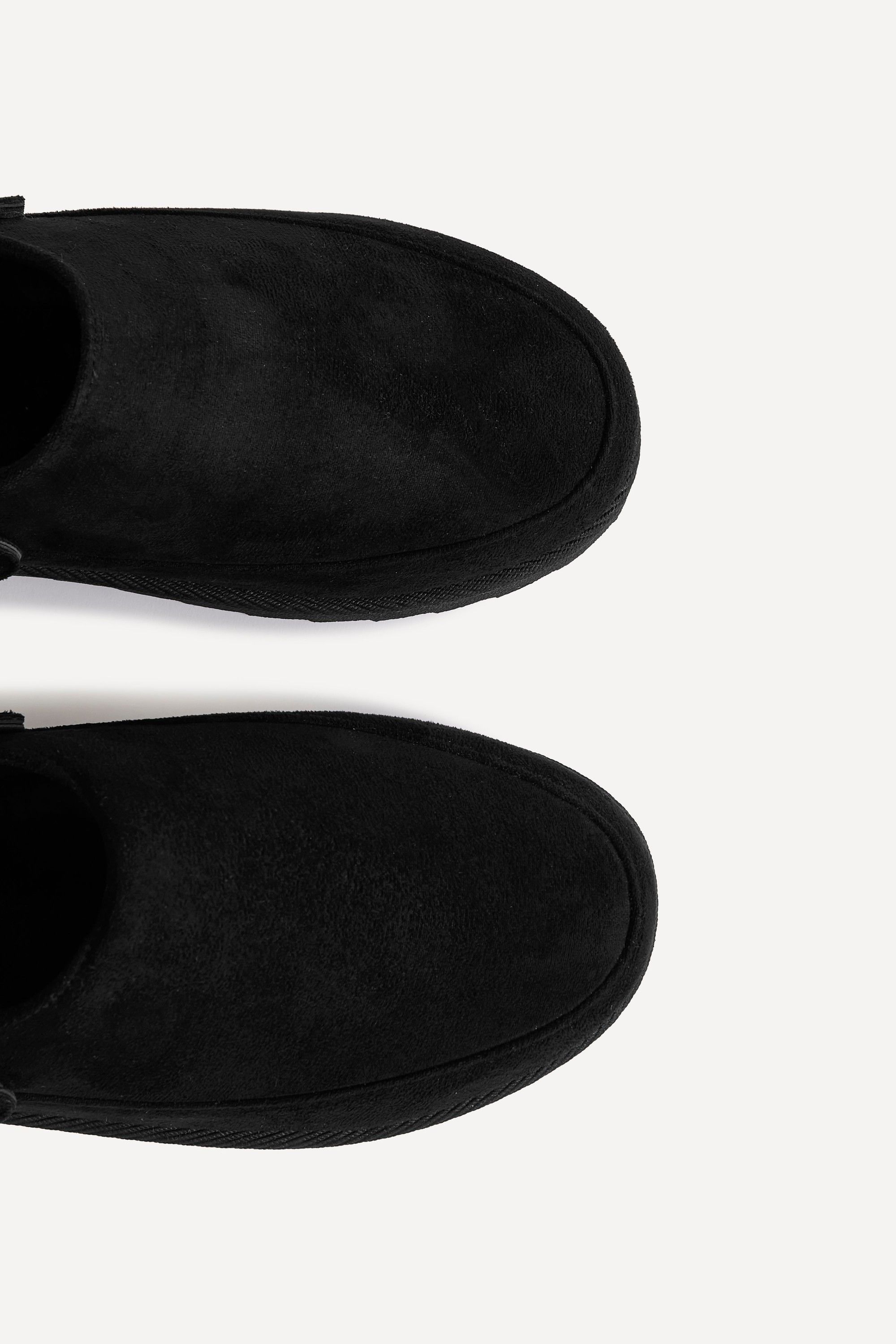 Linzi Teddy Black Slip-On Slingback Clog image 5