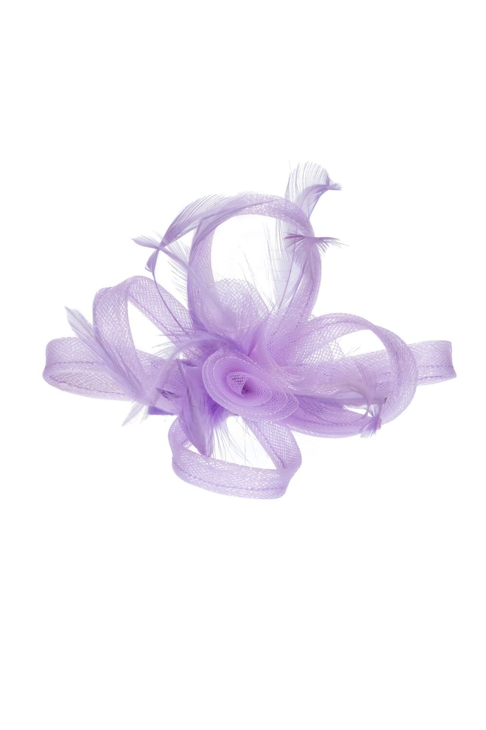 Jon Richard Lavender Small Feather Fascinator Clip image 1
