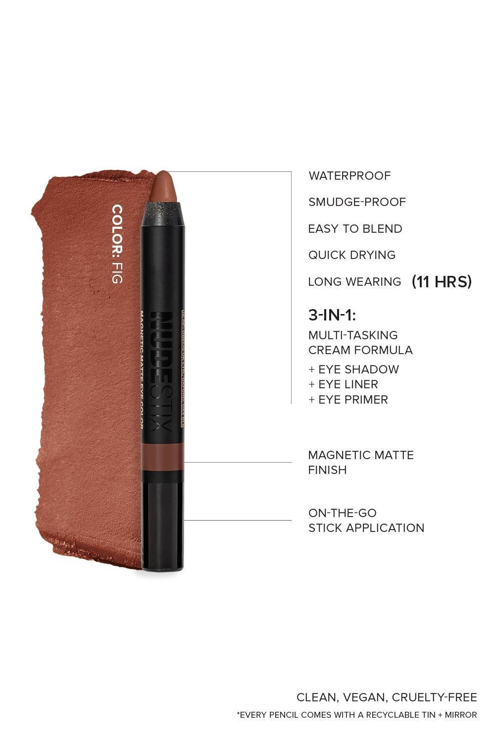 Nudestix Magnetic Matte Eye Colour Fig image 3