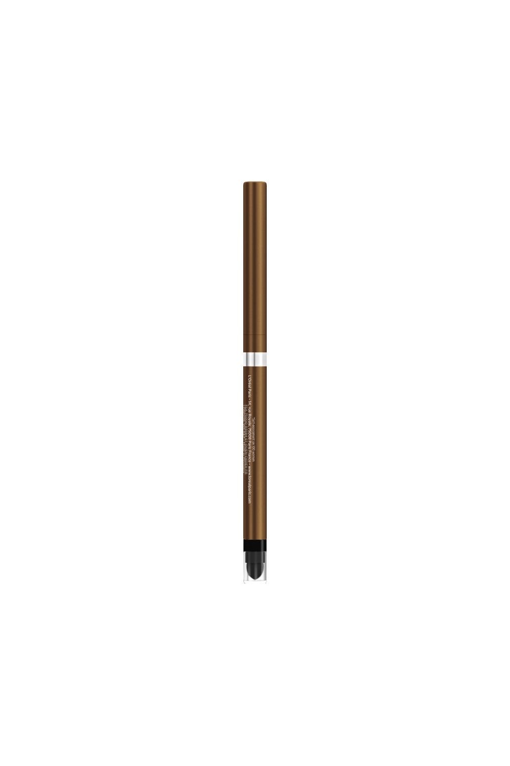 L'Oréal Paris Infallible Grip Gel Automatic Bronze Blaze Eye Liner Bronzed Espresso image 4