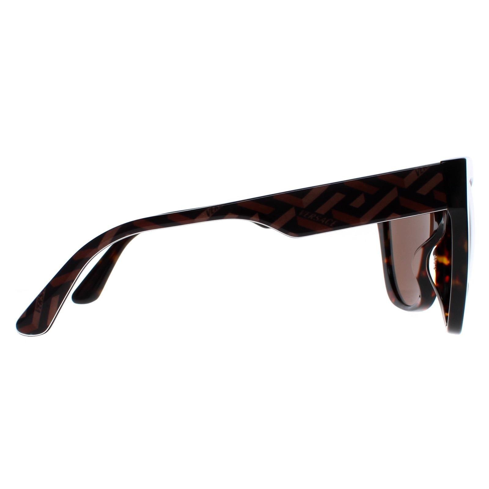 Versace Cat Eye Havana Pattern Dark Brown VE4417U image 4