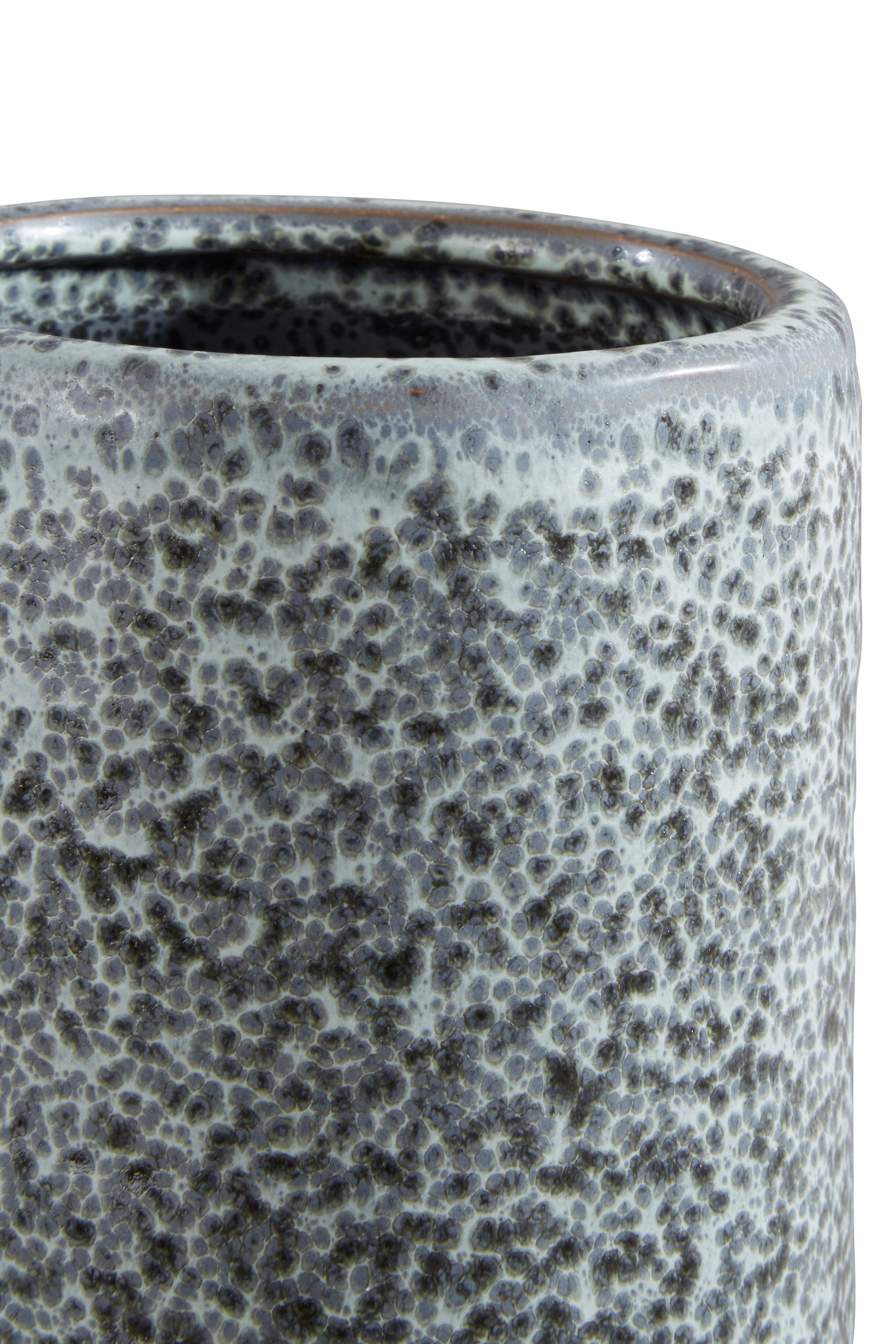 Orsina Portable Small Grey Vase, Versatile Flower Vase, Glazed Finish Stoneware, Ceramic Pottery Vase image 3