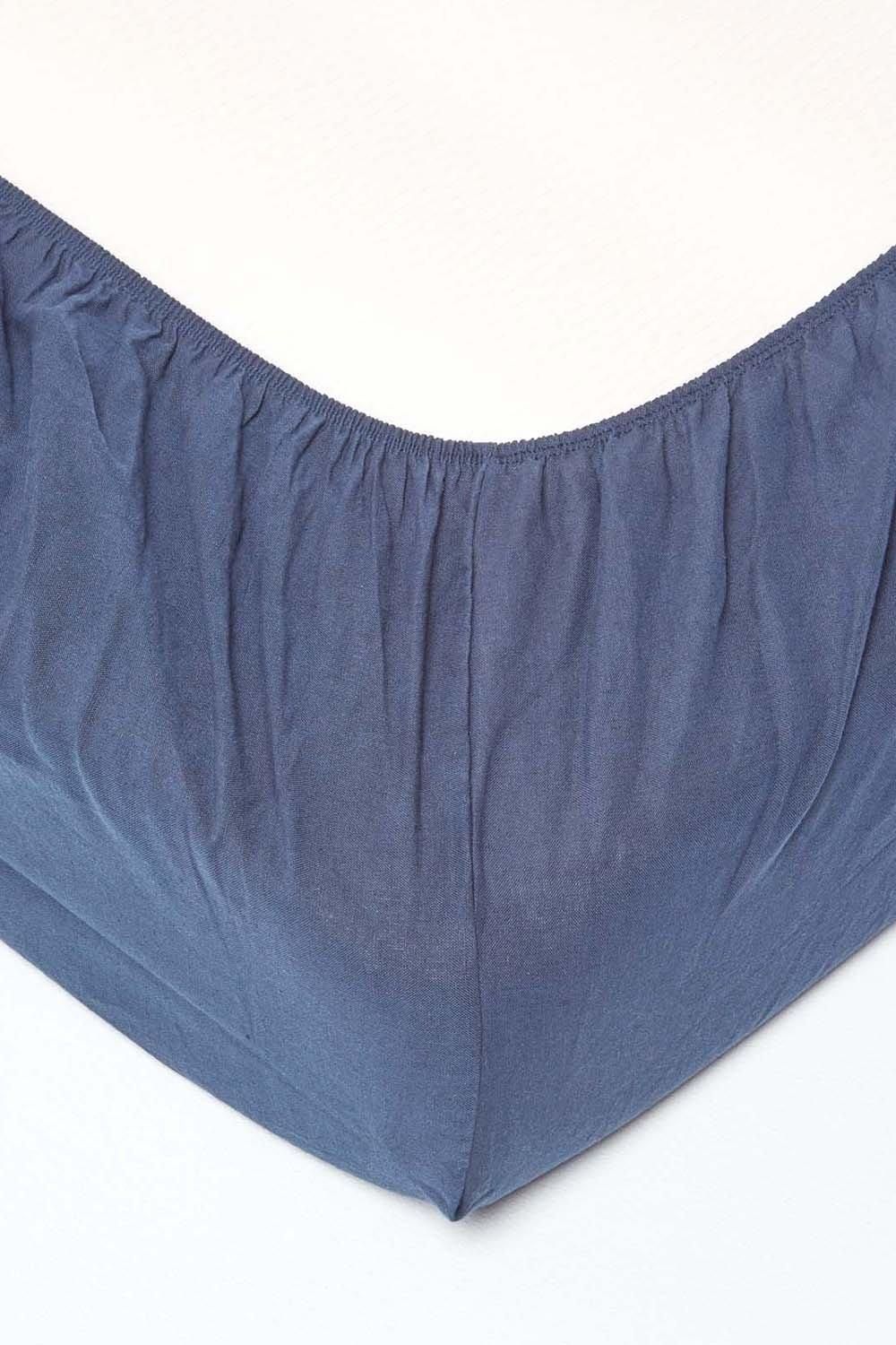 Homescapes Soft Linen Fitted Cot Sheet, Pack of 2 image 4