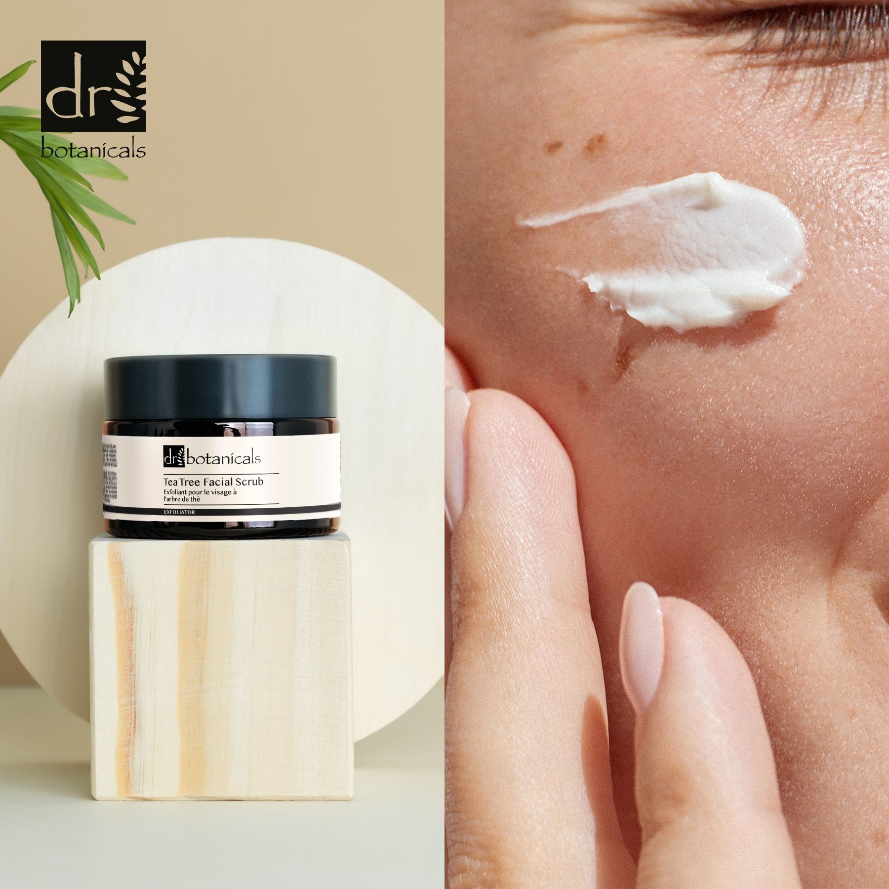 Dr. Botanicals Eucalyptus & Tea Tree Facial Scrub 50ml image 6