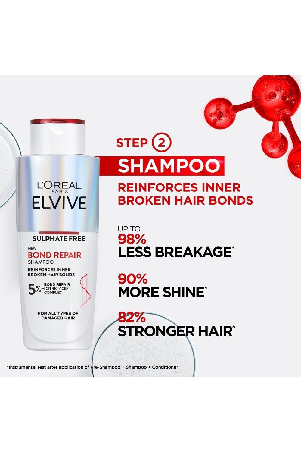 L'Oréal Paris Elvive Bond Repair Shampoo Multi image 4
