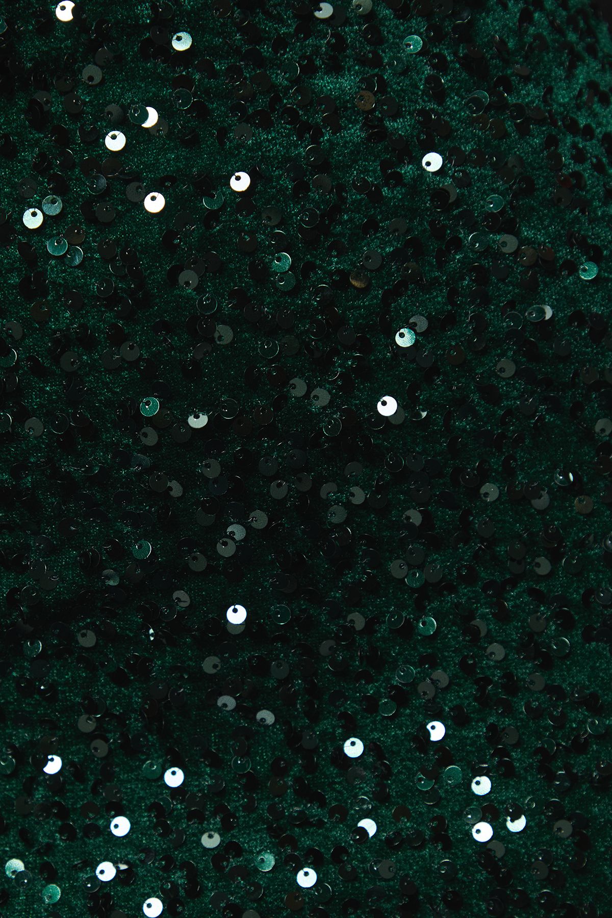 Dorothy Perkins Velvet Sequin Mini Skirt Forest image 5