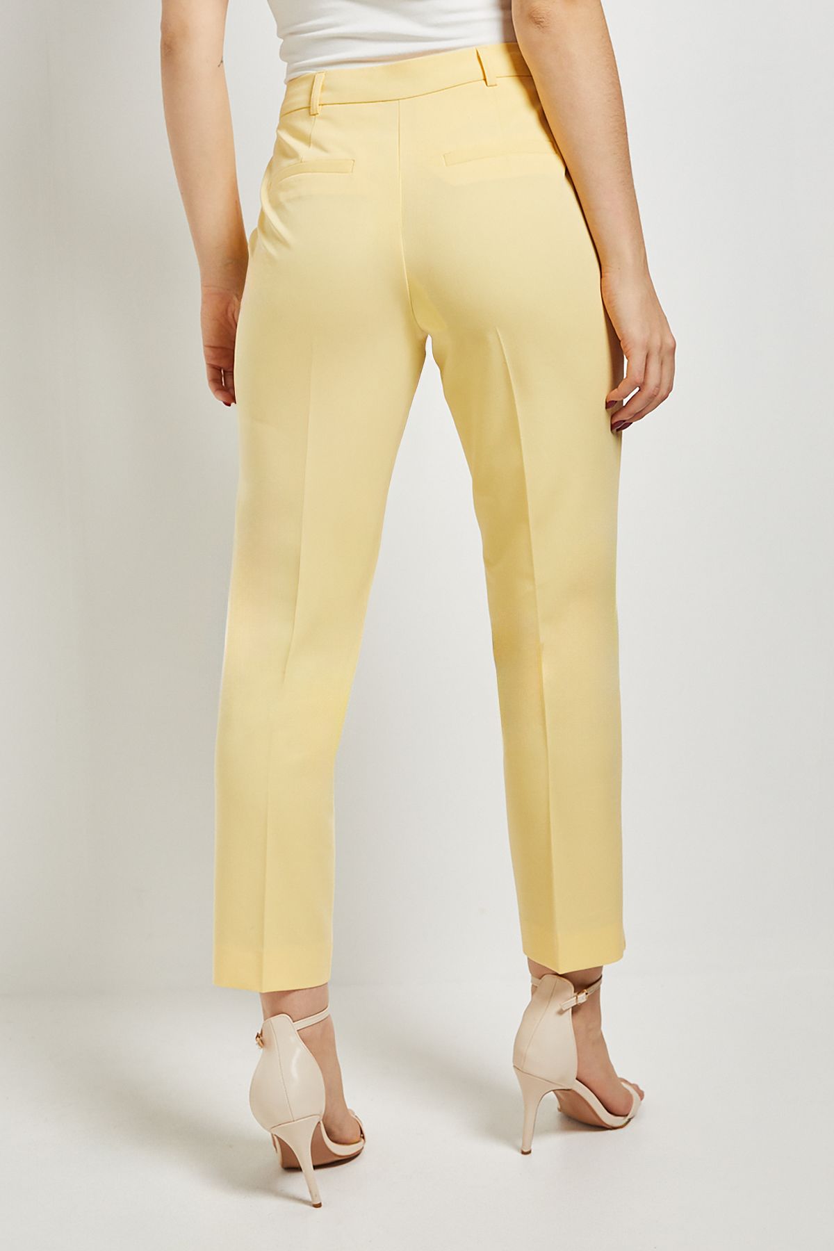 Dorothy Perkins Ankle Grazer Trouser Lemon image 3