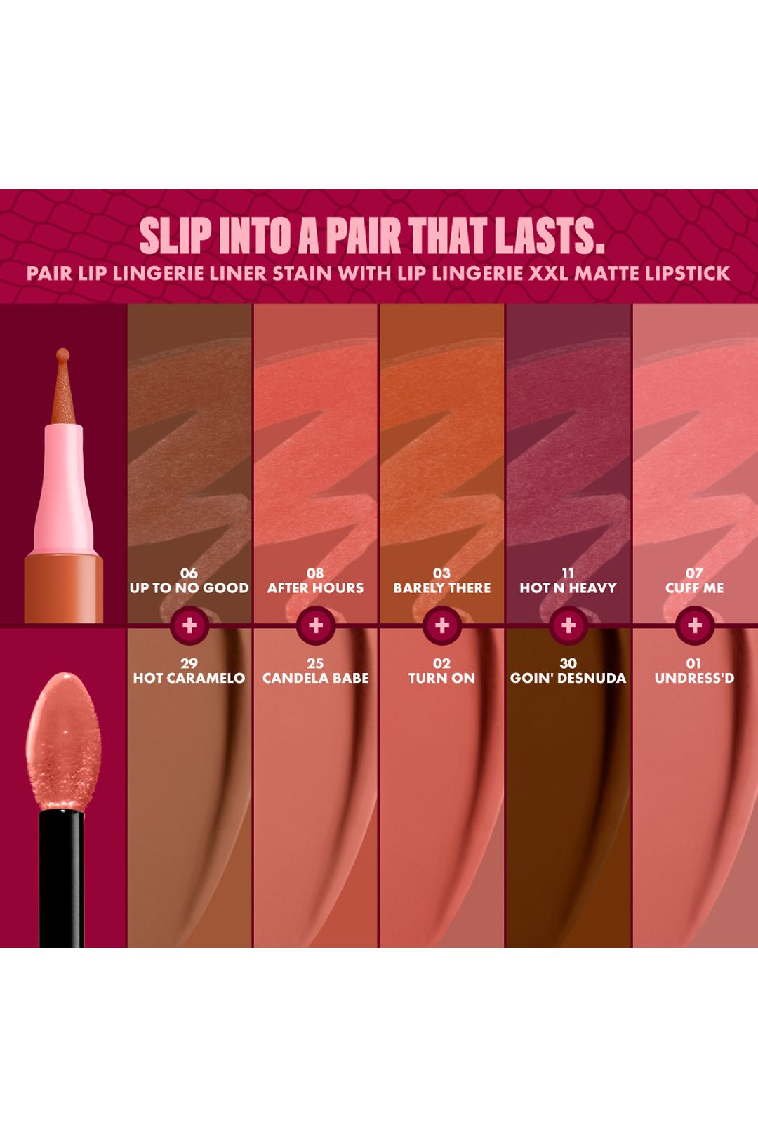 NYX Professional Makeup Lip Lingerie Lip Liner Stain 1ml Tease U Later image 9