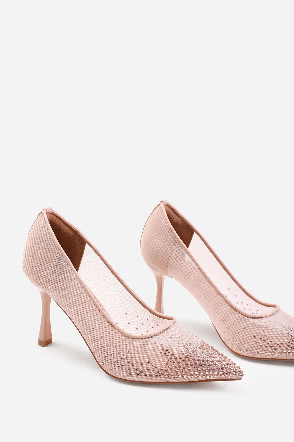 Where's That From 'Aralyn' Wide Fit Court Shoe With Diamante Detailing image 3
