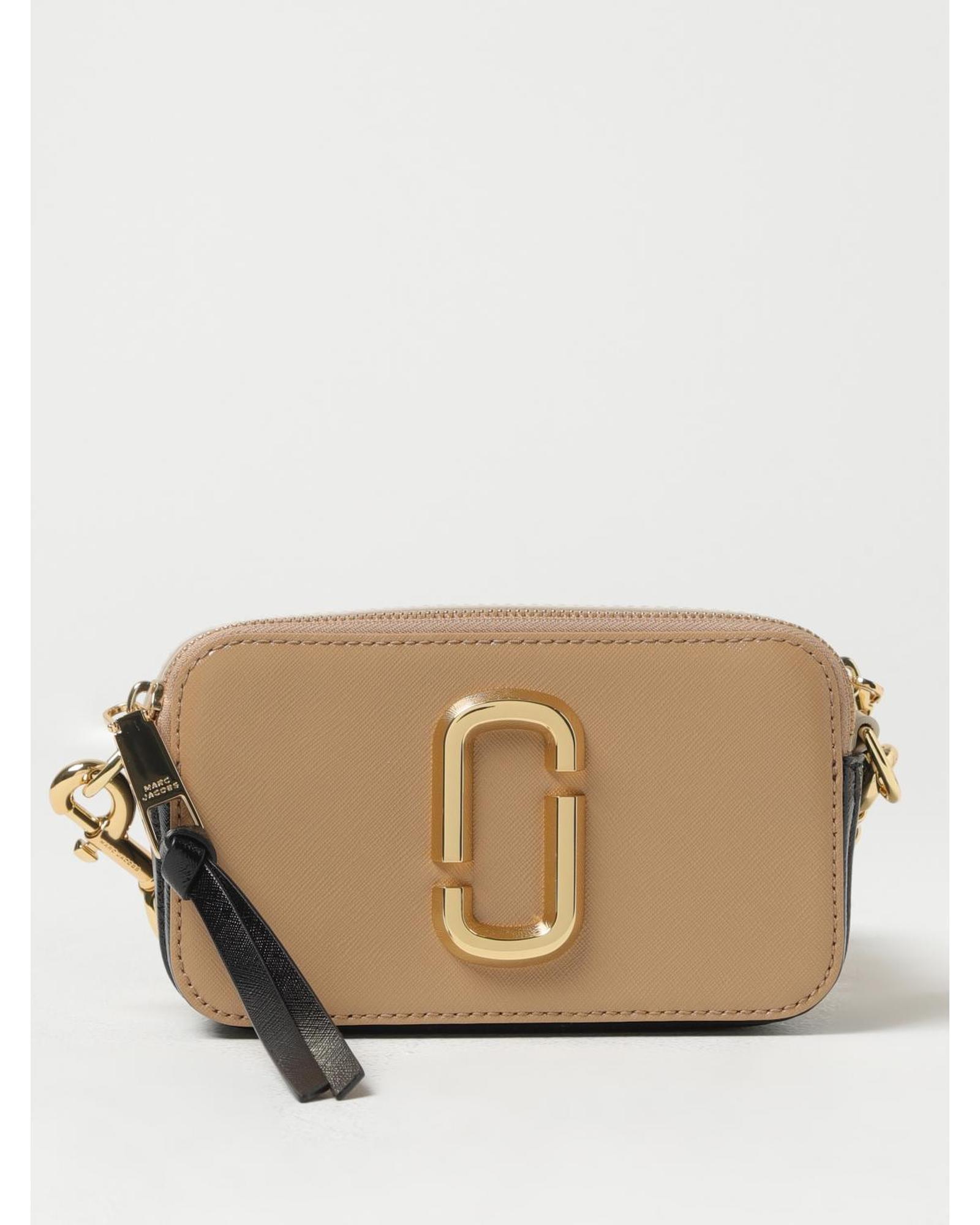 Marc Jacobs Snapshot Mini Camera Bag Wo - Beige Clutch Bags