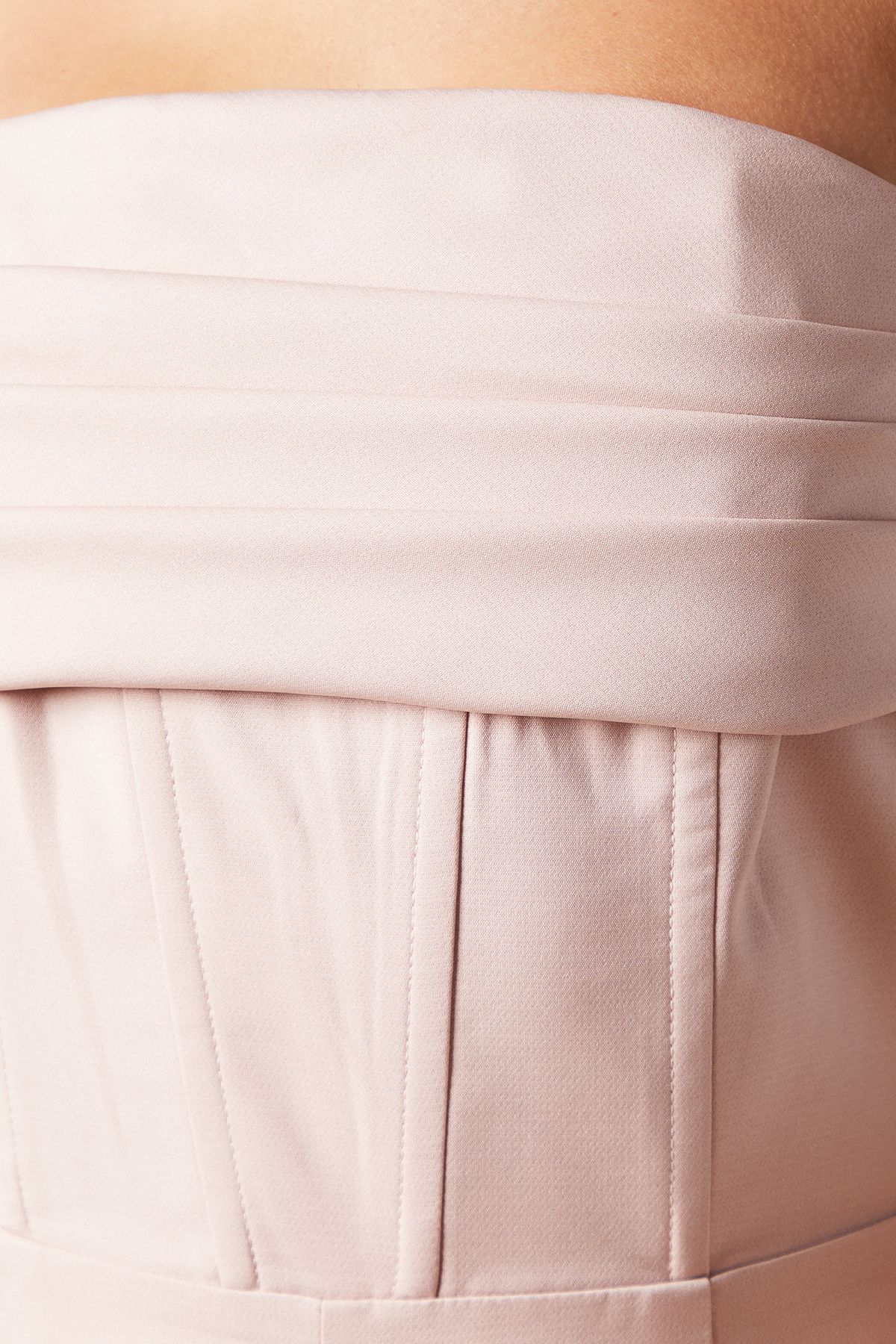 Coast Corset Detail Wide Leg Bridesmaid Jumpsuit Blush image 5