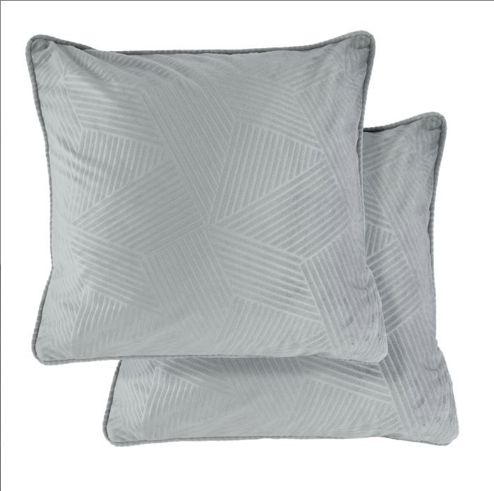 New Edge Blinds Deco Collection Soft Velvet Geometric Cushion Cover image 1