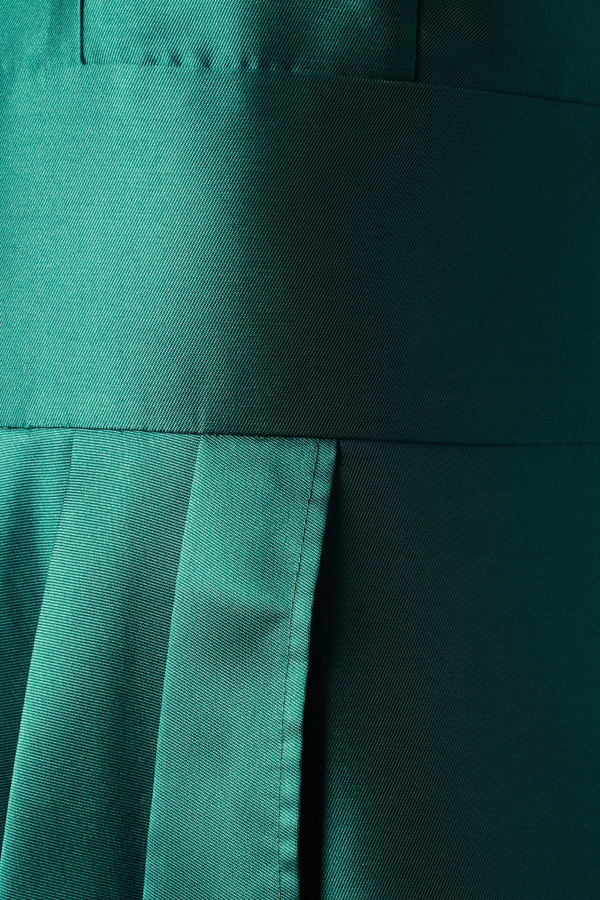 Coast Coast Honoured Sleeveless Plunge Waterfall Twill Maxi Bridesmaid Dress Emerald image 5