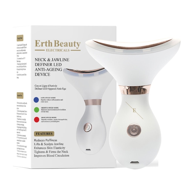 Erth Skin London Neck & Jawline Definer LED Anti Ageing System