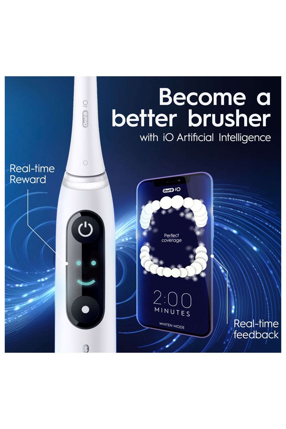 Oral B iO8 White Alabaster & Black Onyx (Duo Pack) Multi image 7