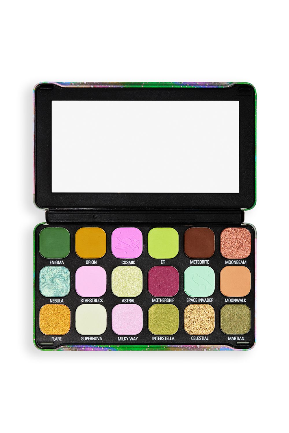 Revolution Forever Flawless Eyeshadow Palette 1.1g Astro Nova Green image 2
