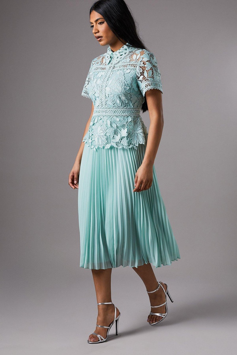 Lidogirl Women's Cute Outfit Set - Tank Top & Mini Skirt With Stockings S-2XL