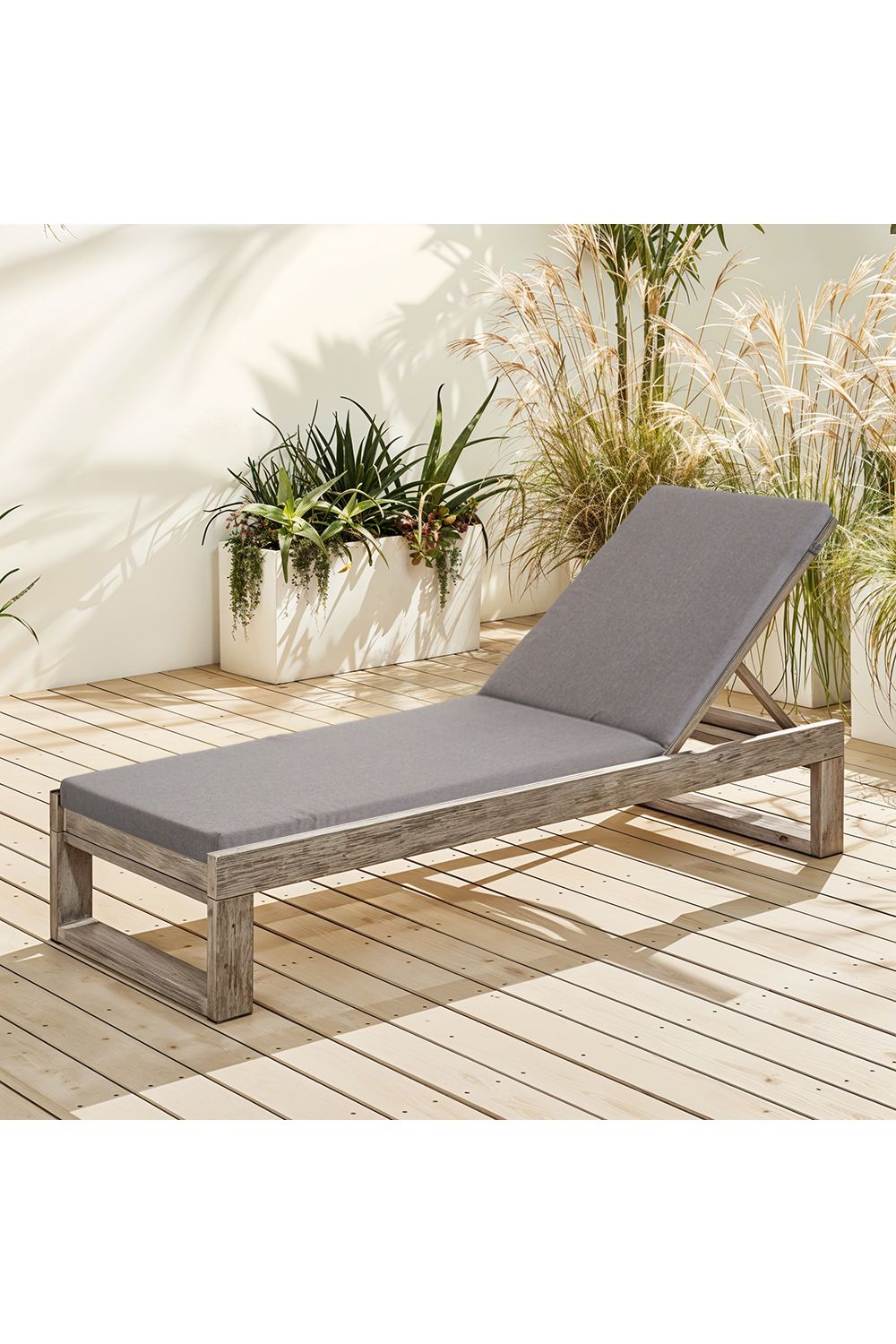Living and Home Comfortable Outdoor Solid Color Bench Cushion image 3