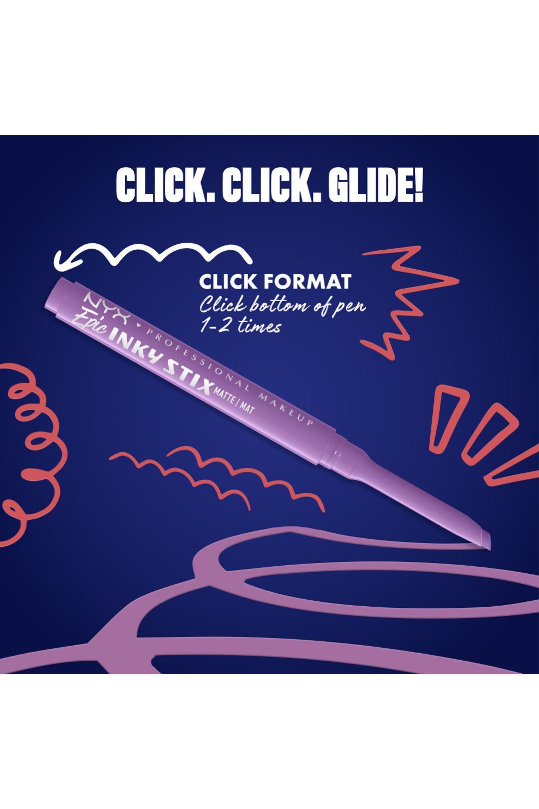 NYX Professional Makeup Epic Inky Stix Cream Gel Eyeliner 0.1g Lavender Link image 8