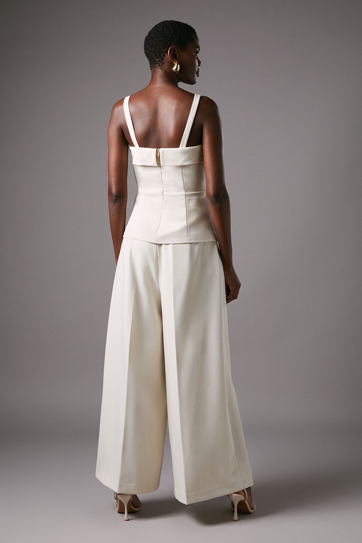 Coast Strappy Lapel Top Champagne image 4