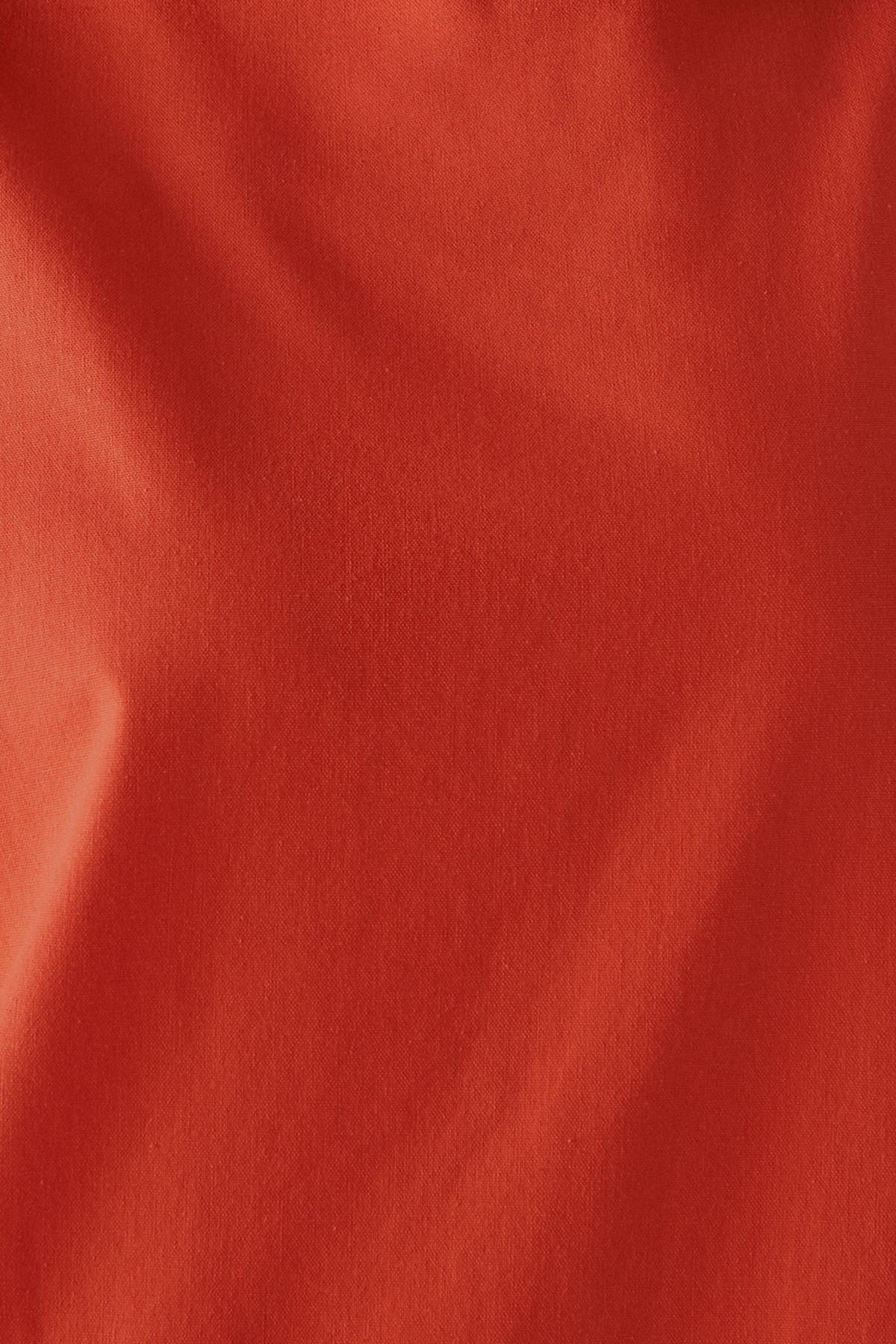 Warehouse Linen Blend Sleeveless Peplum Hem Mini Dress Orange image 5