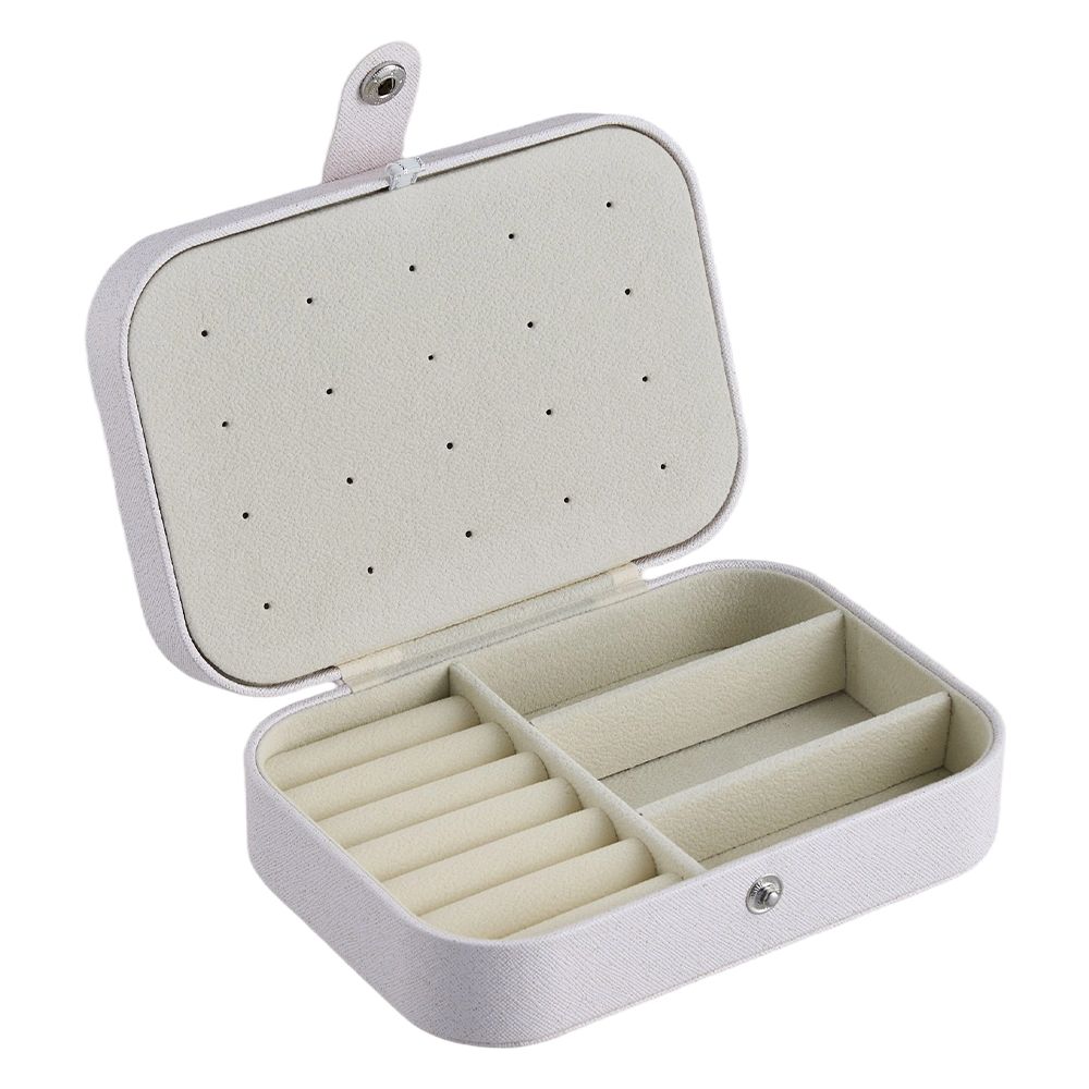 SHEONLY Portable PU Leather Travel Jewellry Box image 5