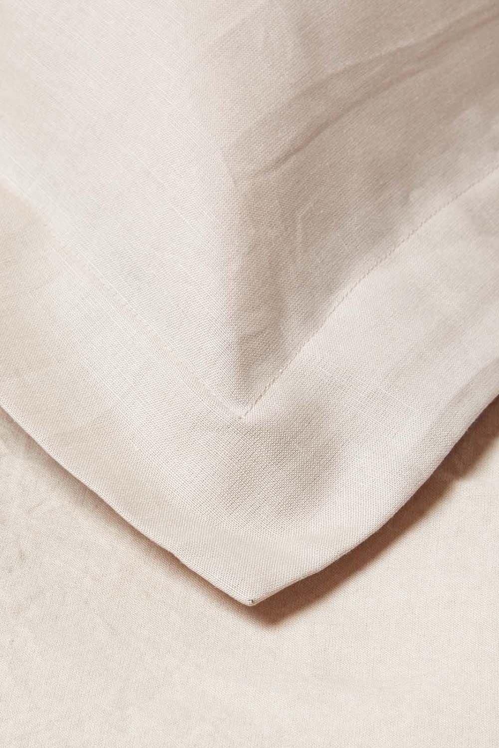 Homescapes Linen Oxford Pillowcase, Standard image 6