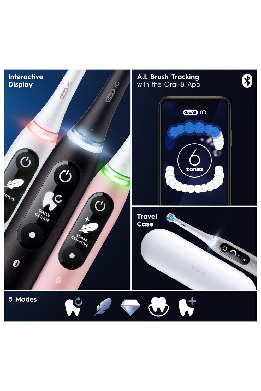 Oral B Sensitive Edition iO - 6 - Pink Toothbrush Pink image 9