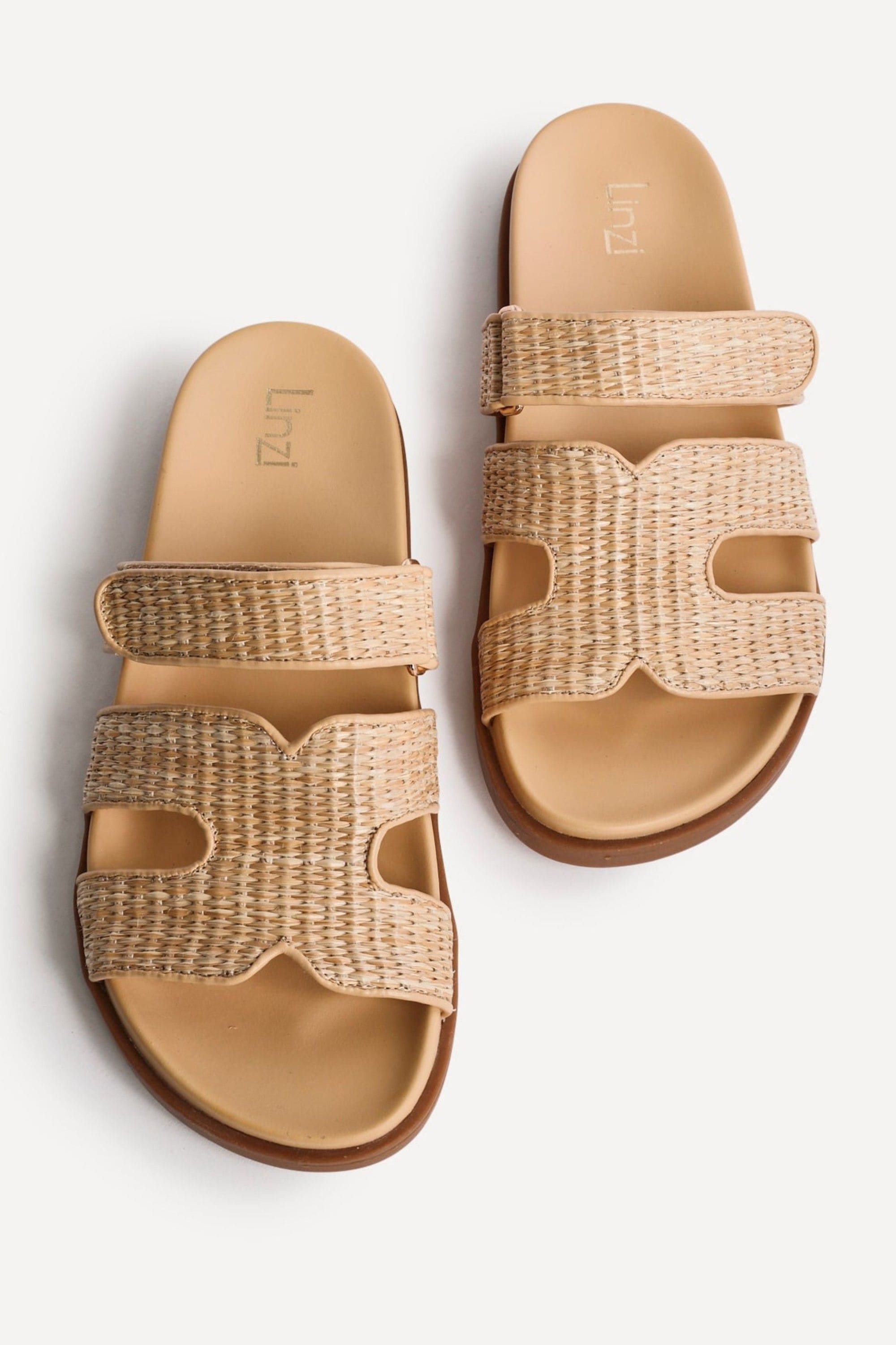 Linzi Avena Natural Flat Sandals image 5