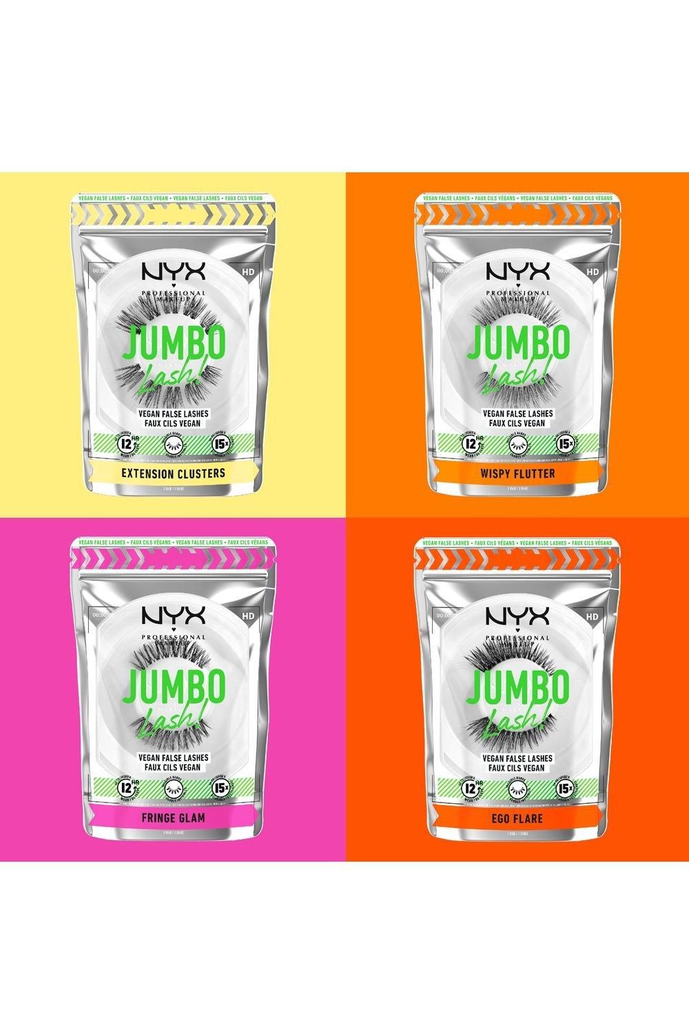 NYX Professional Makeup Jumbo Lash! Vegan False Lashes Wispy Flutter image 6