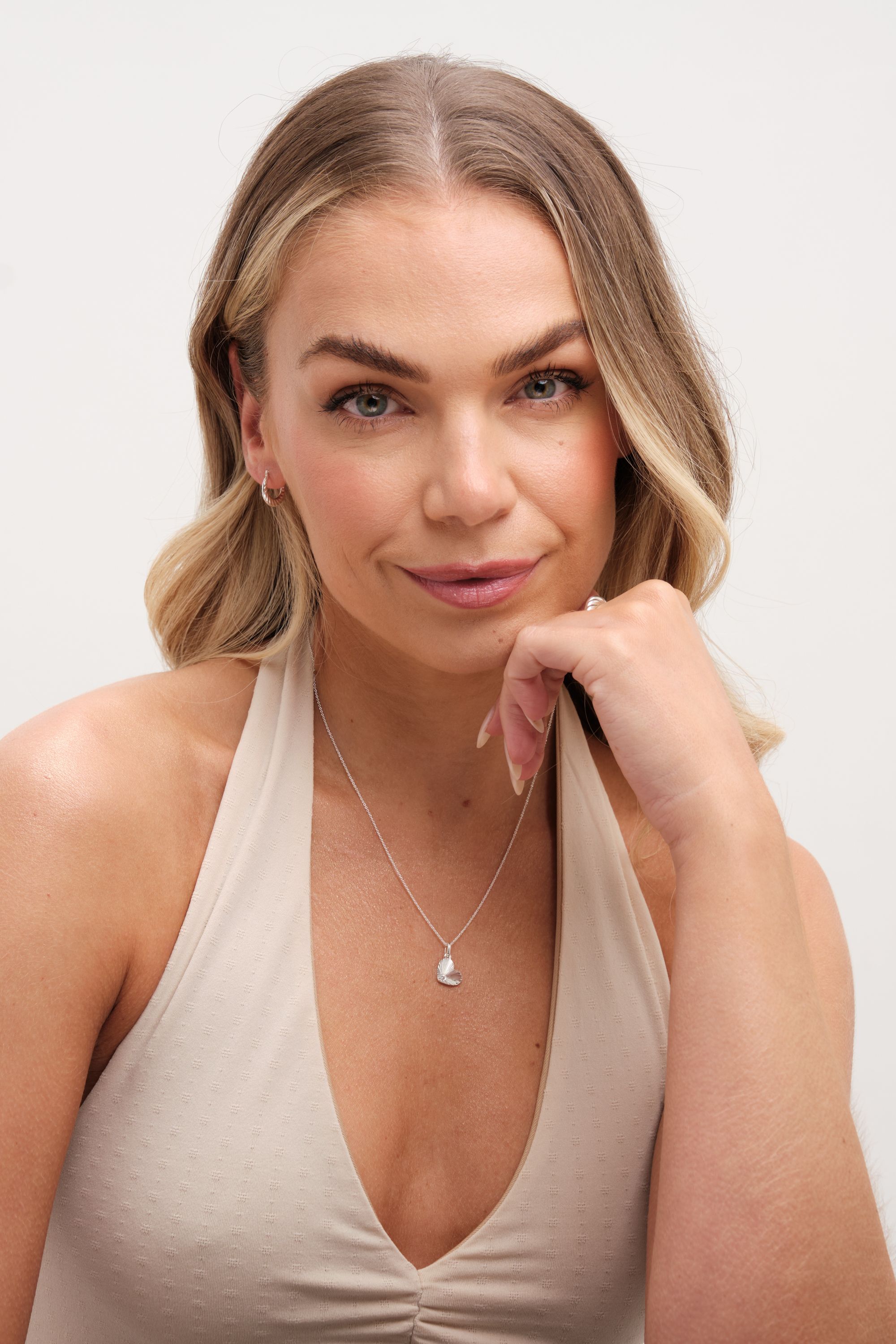 Simply Silver Sterling Silver 925 Polished Diamond Cut Heart Pendant image 4